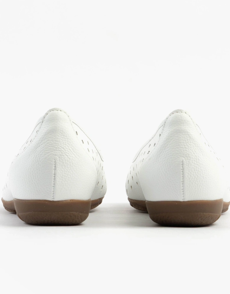 RUFFLE Womens Shoes White