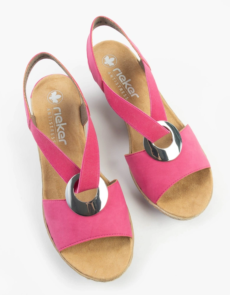 624H6-32 Womens Sandals Pink