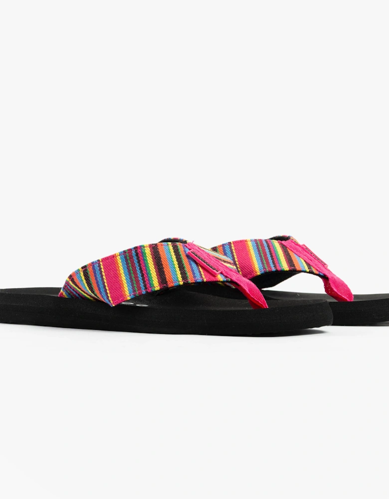 ADIOS Womens Flip Flops Multi