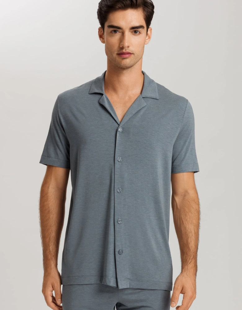 Casual Lounge Shirt, Ocean Melange