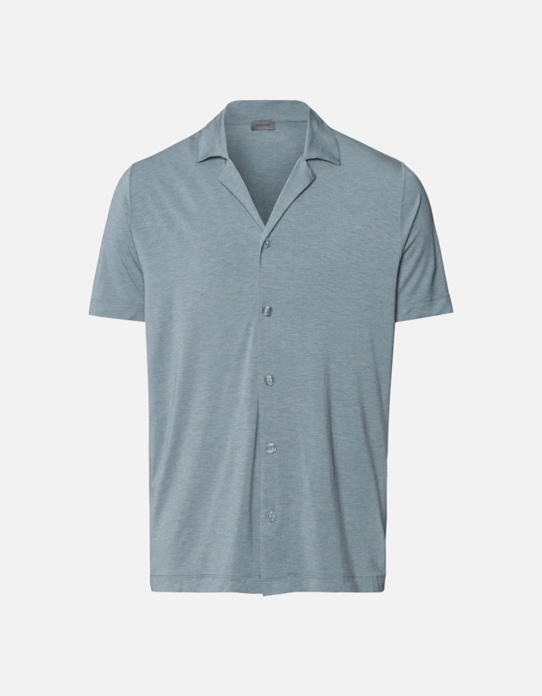 Casual Lounge Shirt, Ocean Melange