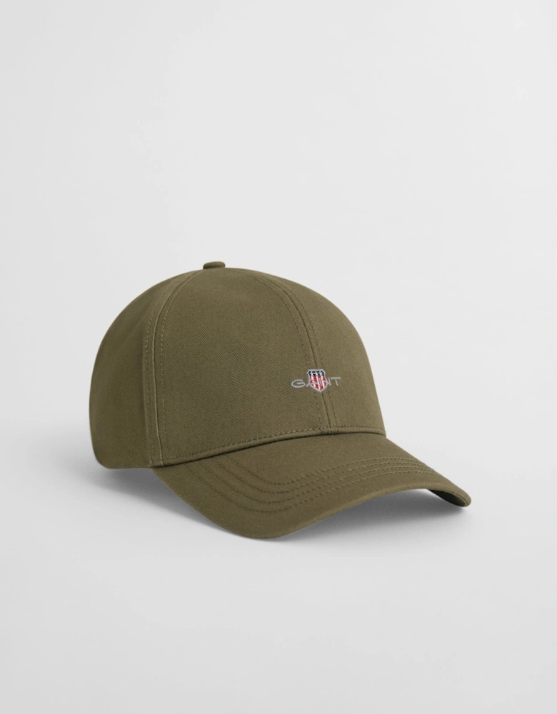 Mens High Shield Cotton Twill Cap