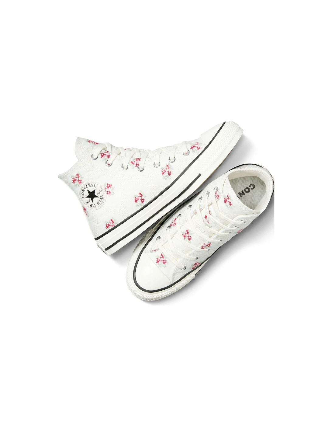 Kids Chuck Taylor All Star Canvas Hi Tops - White