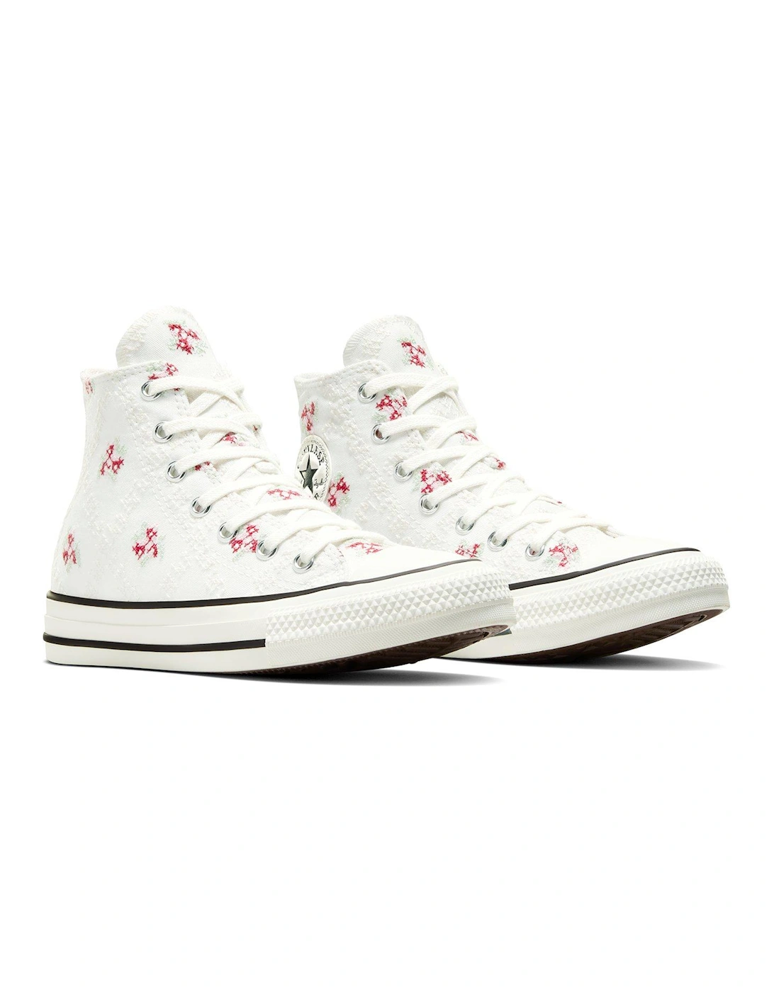 Kids Chuck Taylor All Star Canvas Hi Tops - White