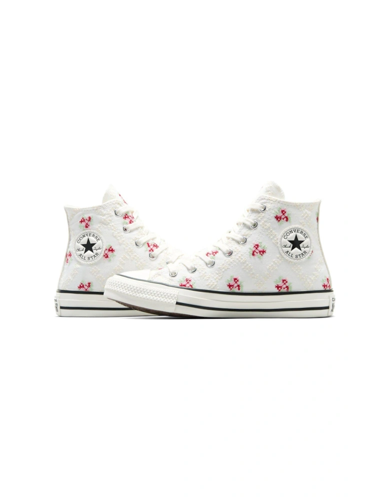 Kids Chuck Taylor All Star Canvas Hi Tops - White