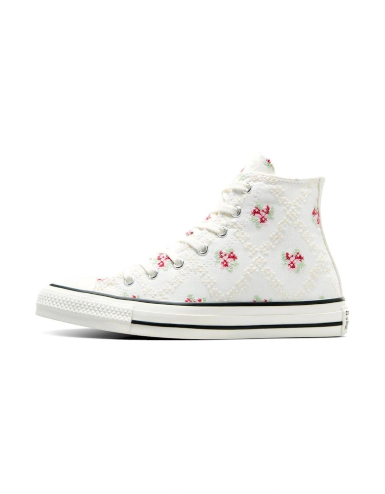 Kids Chuck Taylor All Star Canvas Hi Tops - White