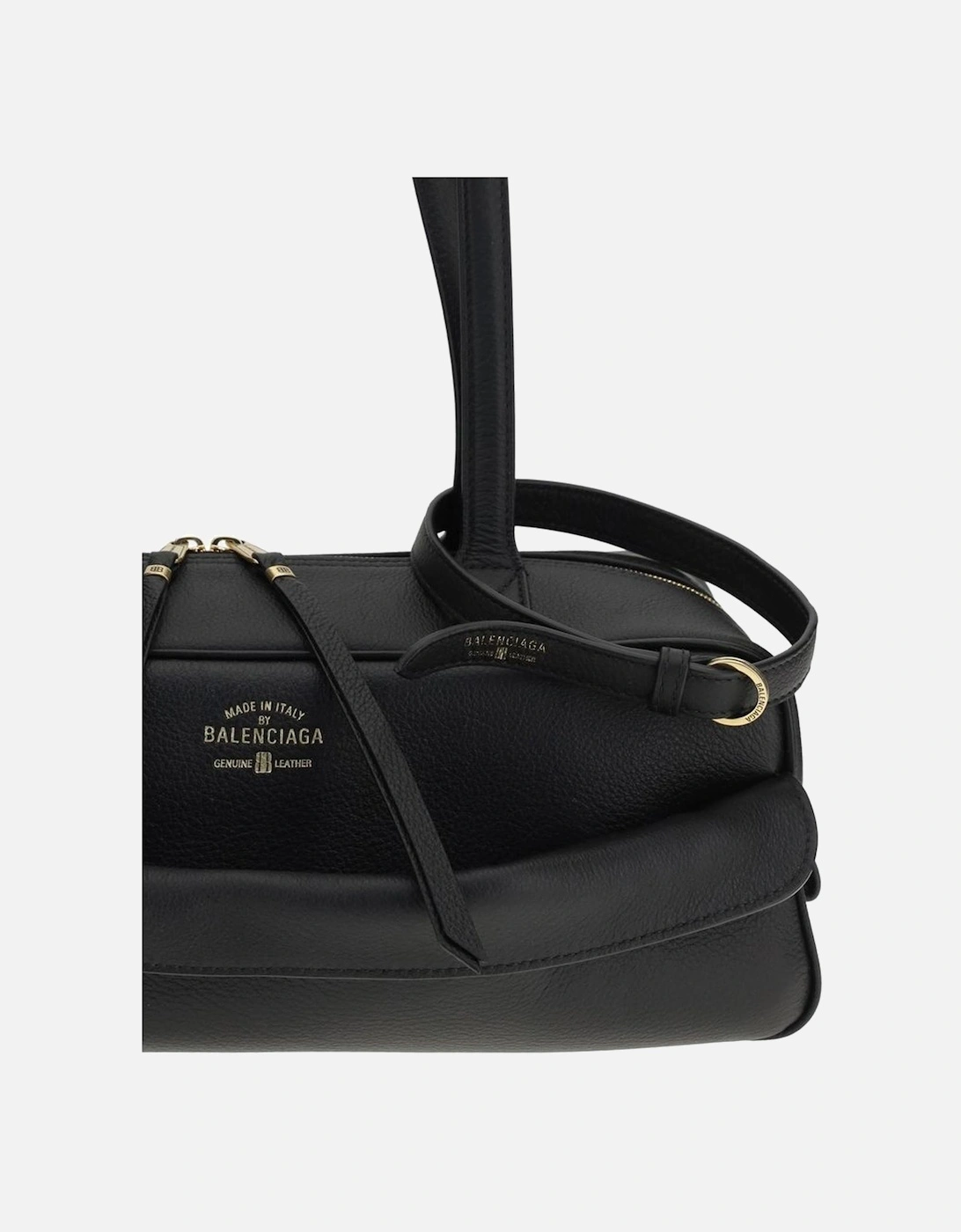 Small Carrie Bowling Bag with Antiqued Gold Hardware Women - Black