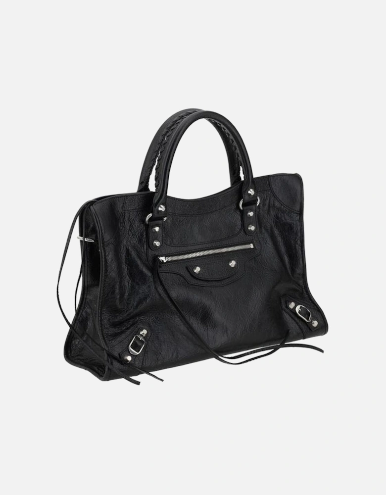 Le City Medium Lambskin Handbag Women - Black