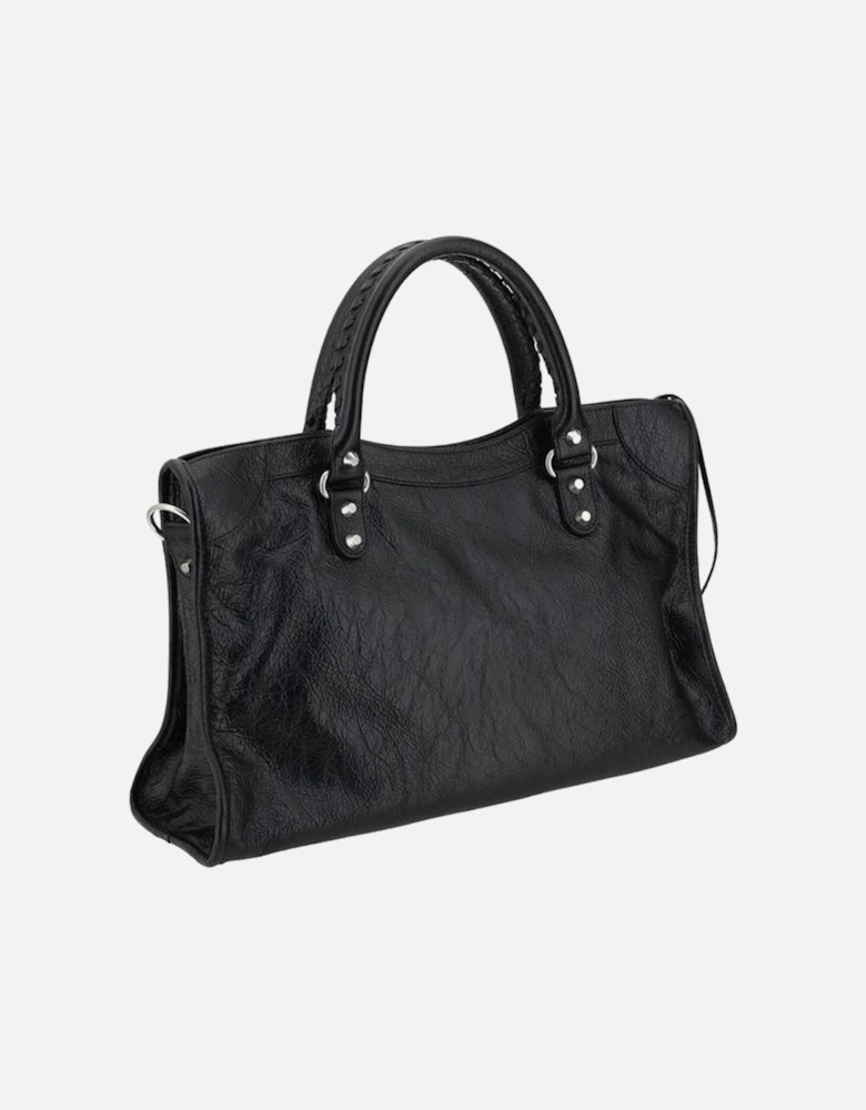 Le City Medium Lambskin Handbag Women - Black