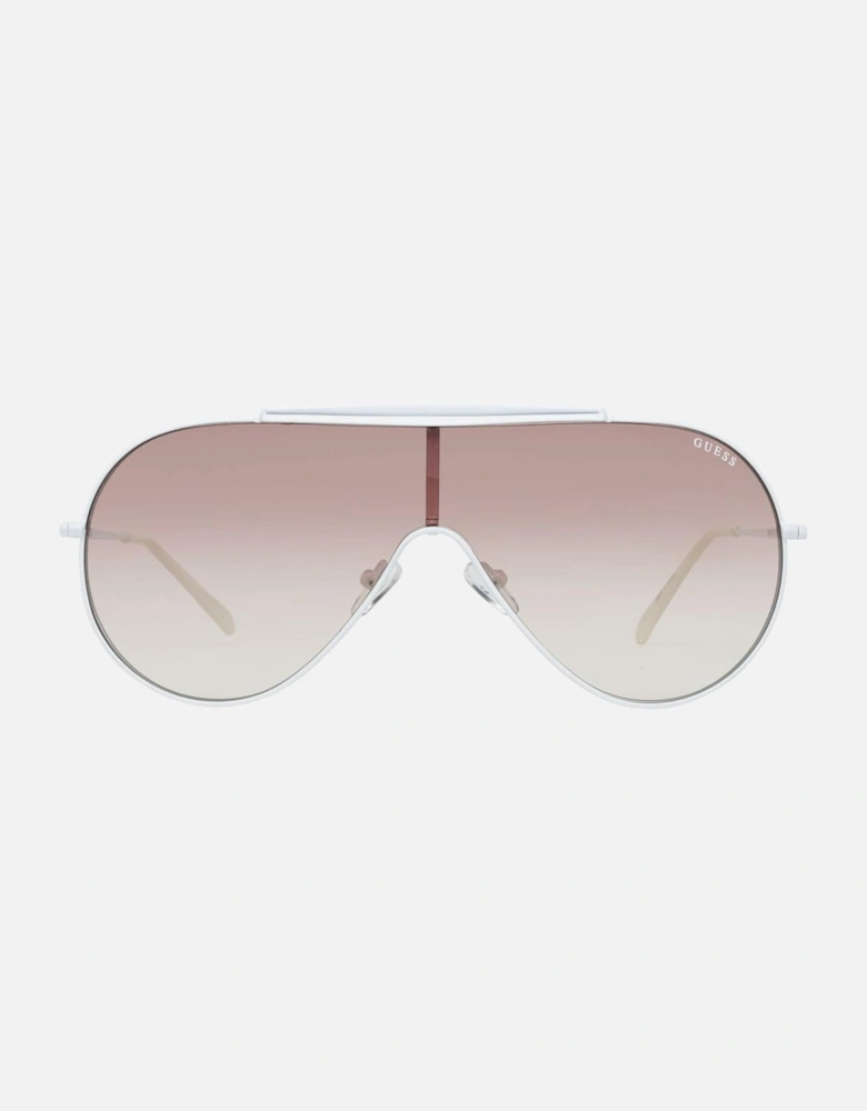 GU7624 Aviator Sunglasses Women - White