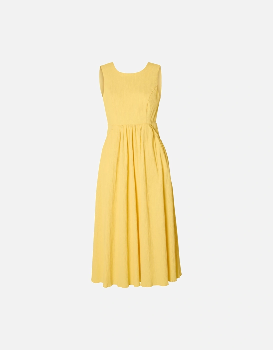 Femme Leonora Sleeveless Pocket Midi Dress Sundress
