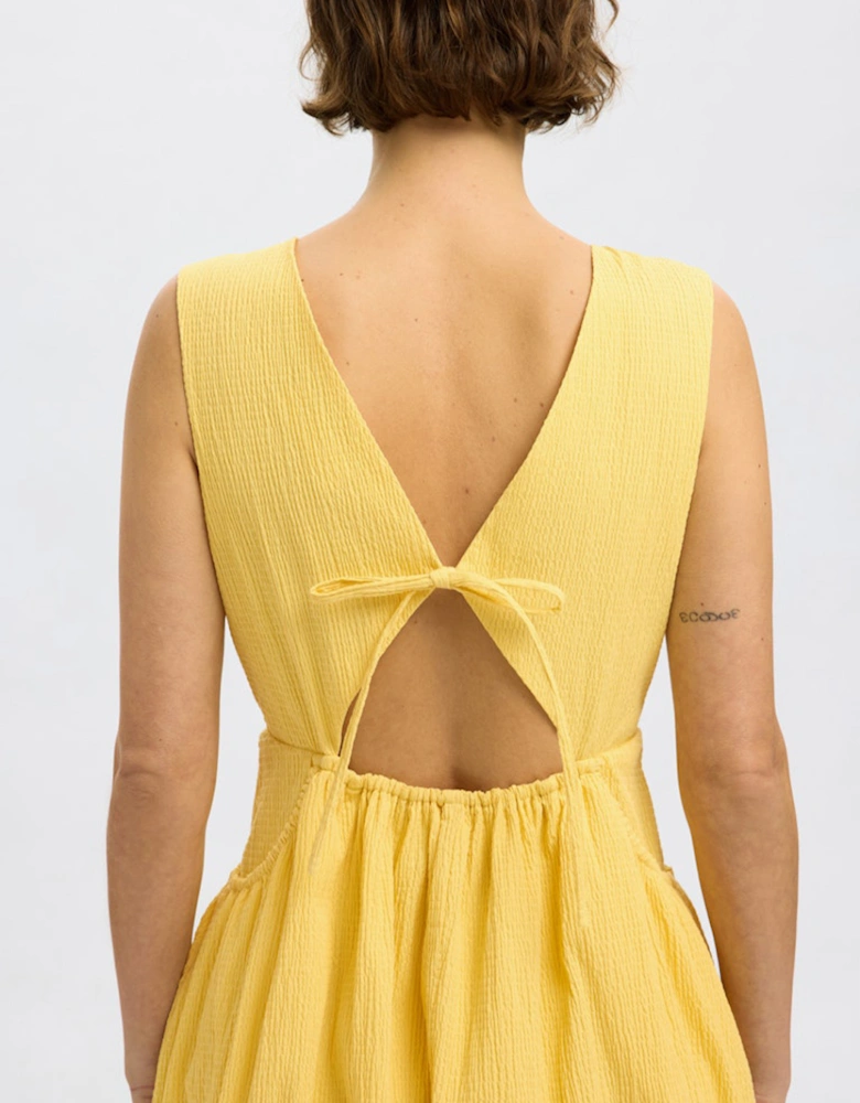 Femme Leonora Sleeveless Pocket Midi Dress Sundress