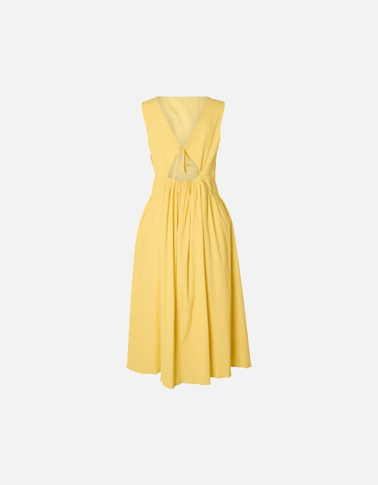 Femme Leonora Sleeveless Pocket Midi Dress Sundress