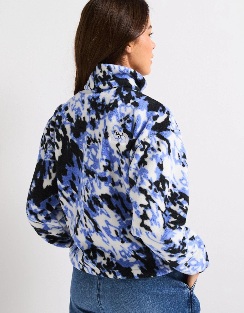 Women's TNF Fleeski 1/4 Zip Pullover - Dark Multi