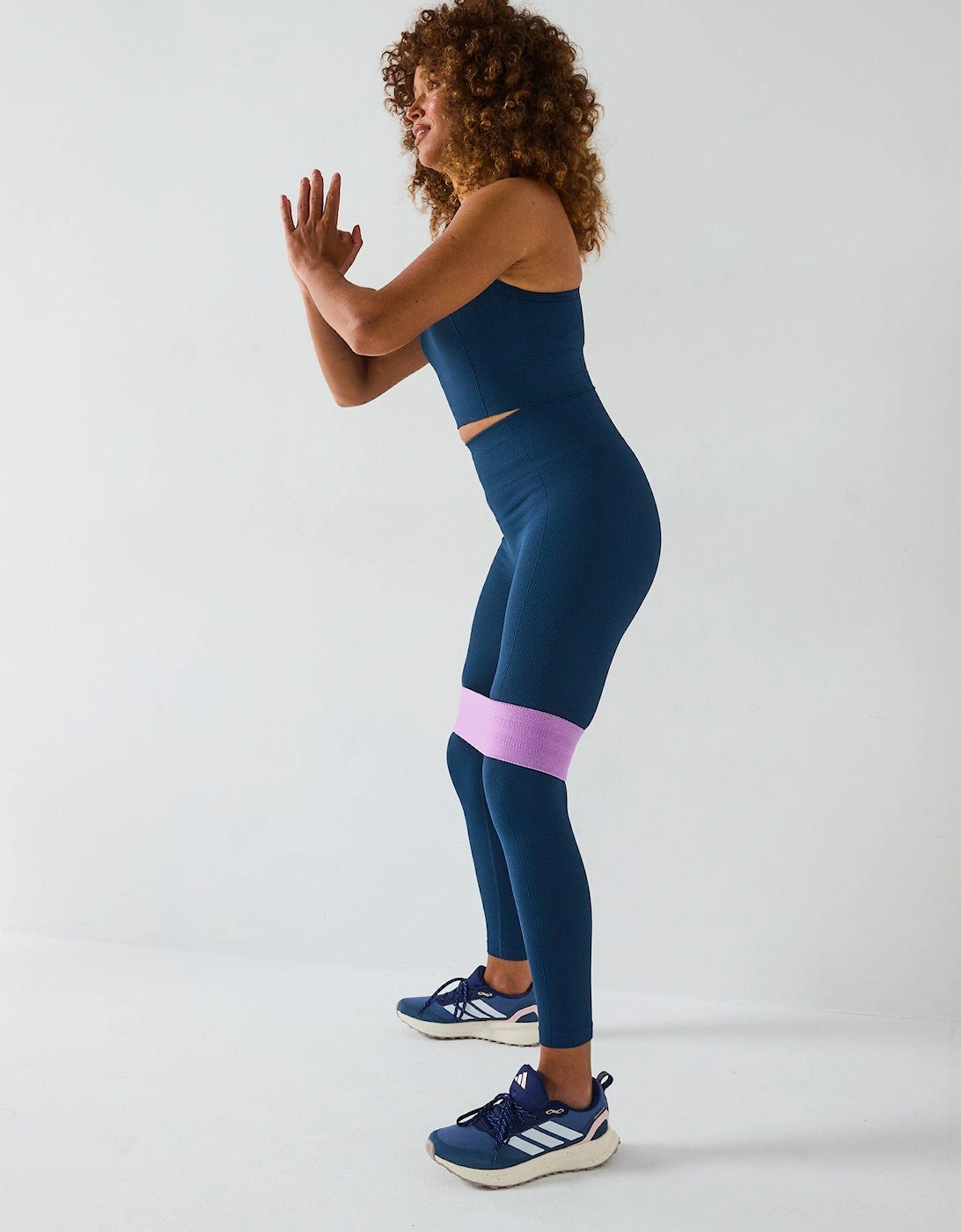 Womens Training Lotus Lounge Bra - Blue