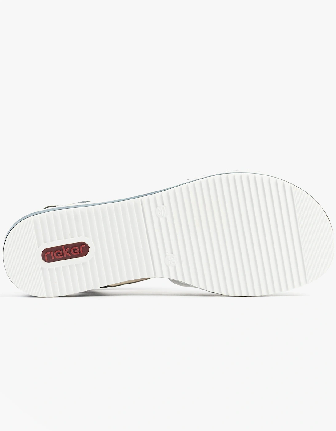 V3663-14 Womens Sandals Blue/Silver