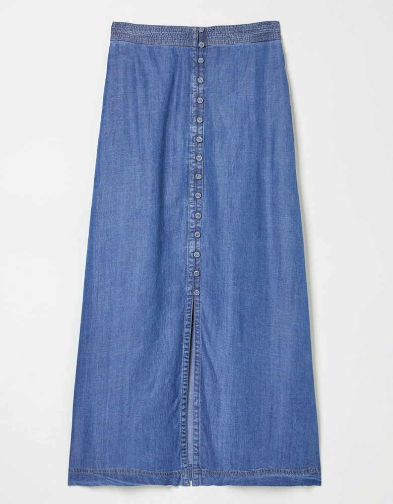 Arabella Midi Skirt - Blue