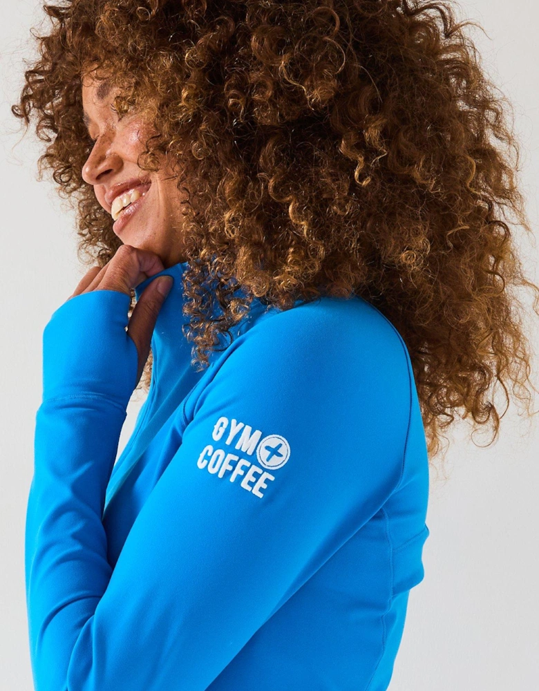 Womens Training Relentless Full Zip - Blue