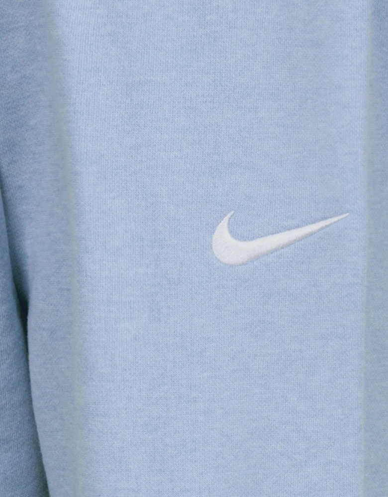Kids Essential Fleece Crew Tracksuit - Blue