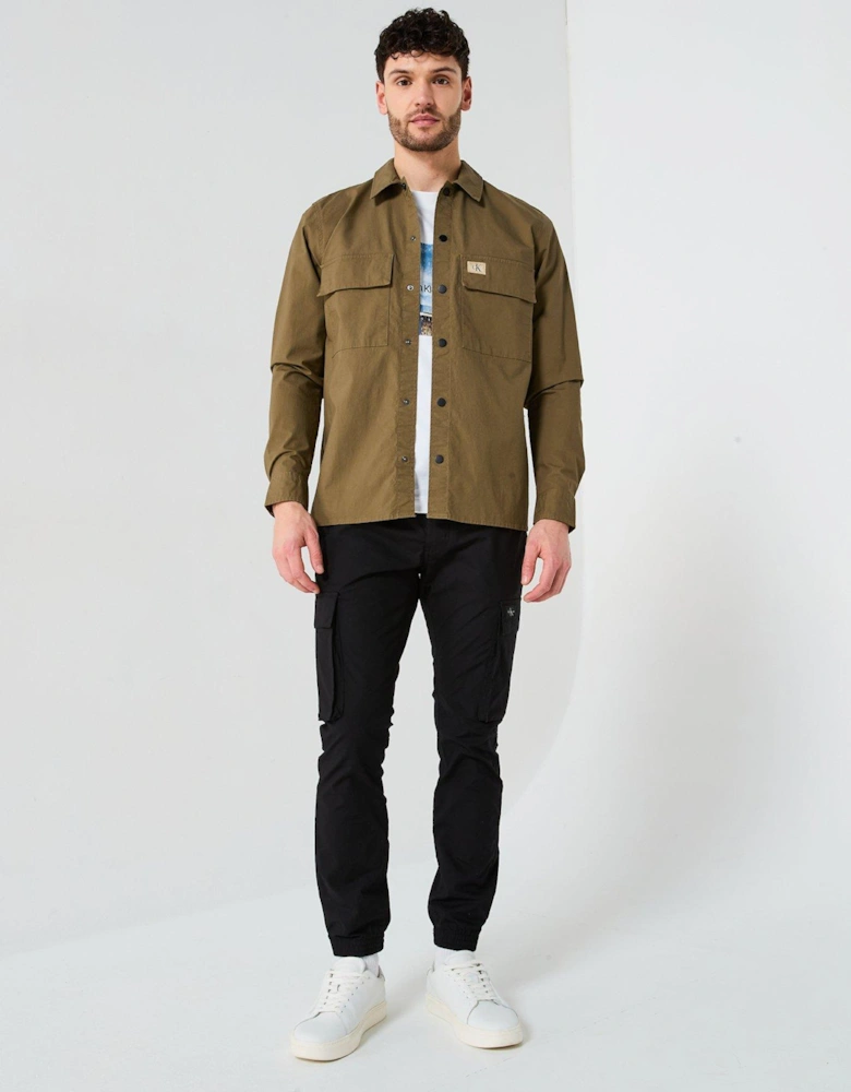 Double Pocket Overshirt - Khaki