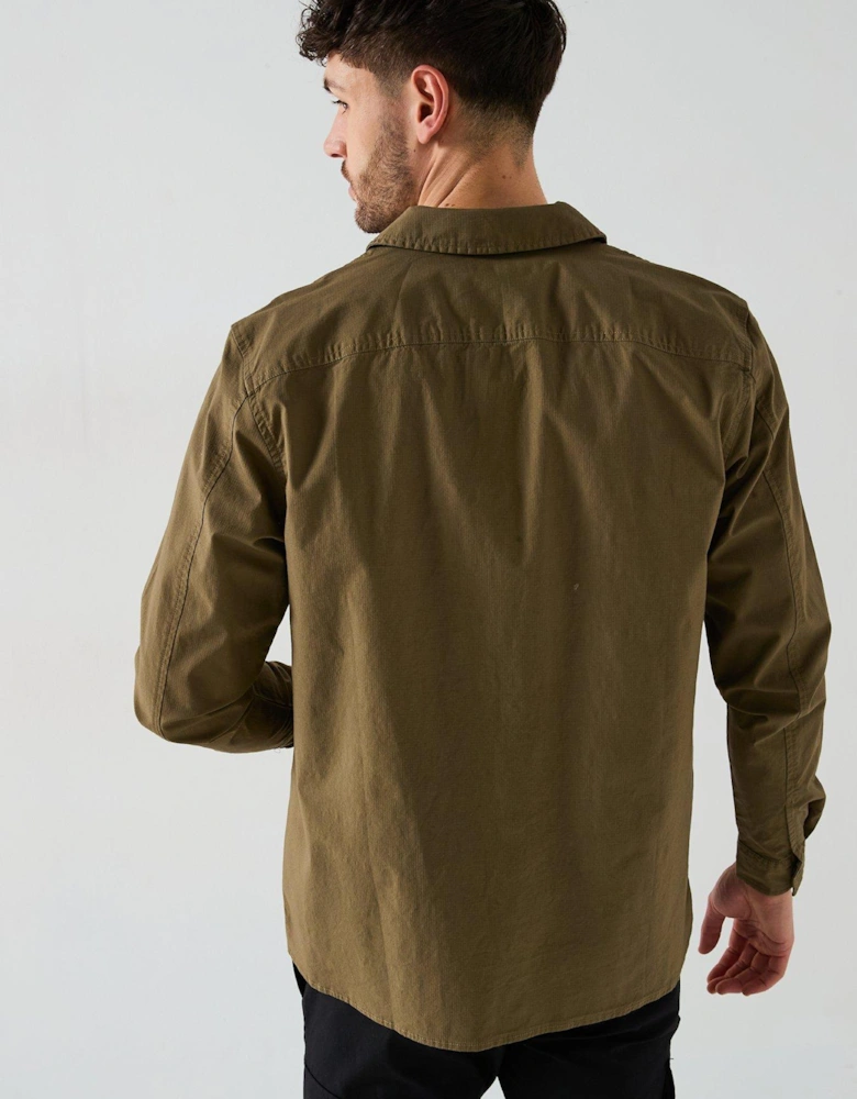 Double Pocket Overshirt - Khaki
