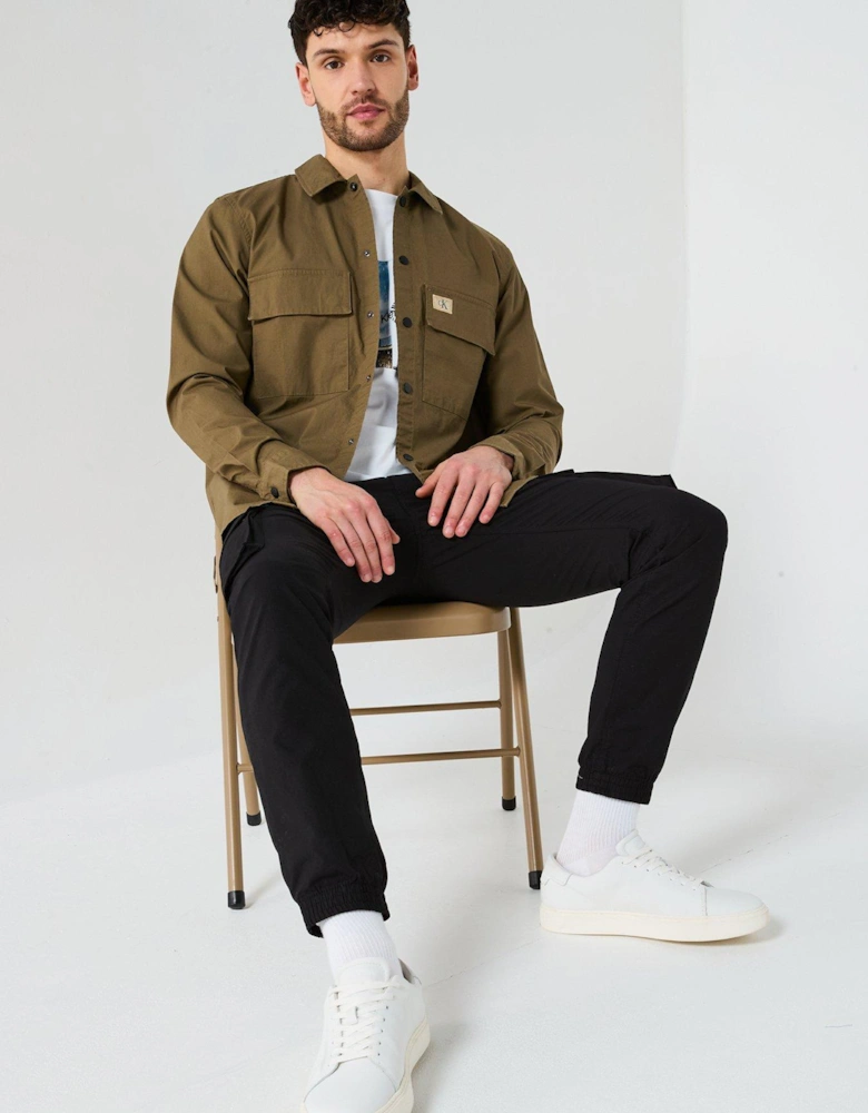 Double Pocket Overshirt - Khaki