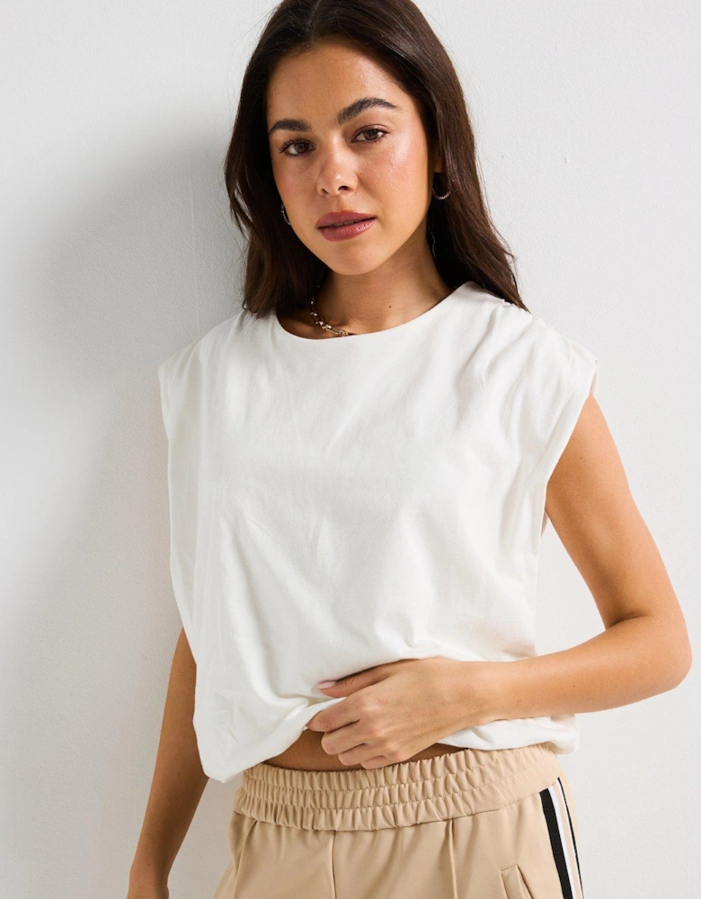 Short Sleeve Bubble Top - Multi