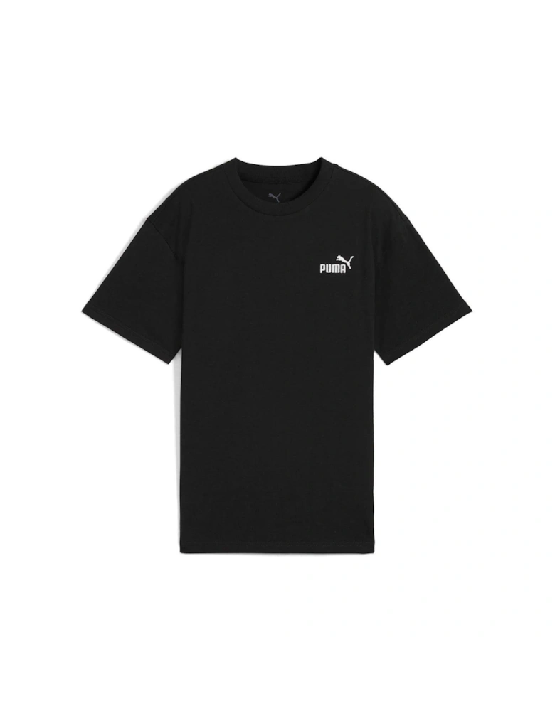Junior Boys Small Logo T-Shirt - Black
