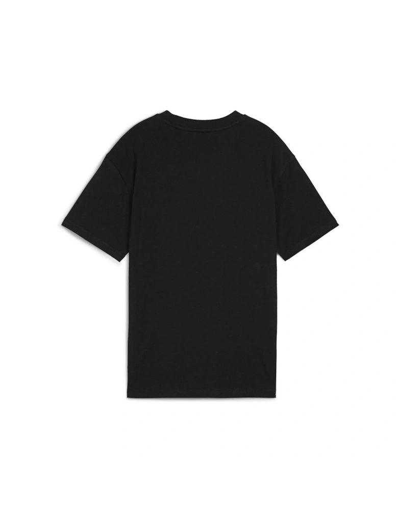 Junior Boys Small Logo T-Shirt - Black