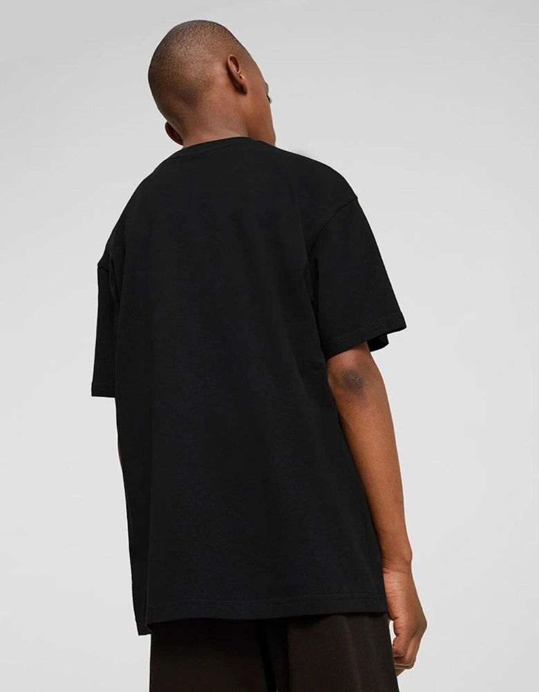 Junior Boys Small Logo T-Shirt - Black