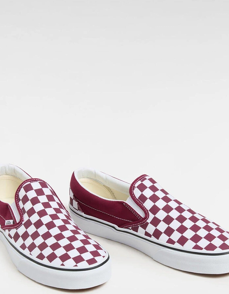 Women's Classic Slip-On Trainers - Red