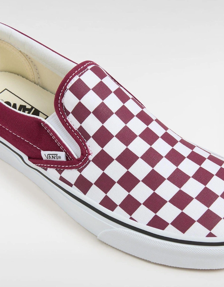 Women's Classic Slip-On Trainers - Red
