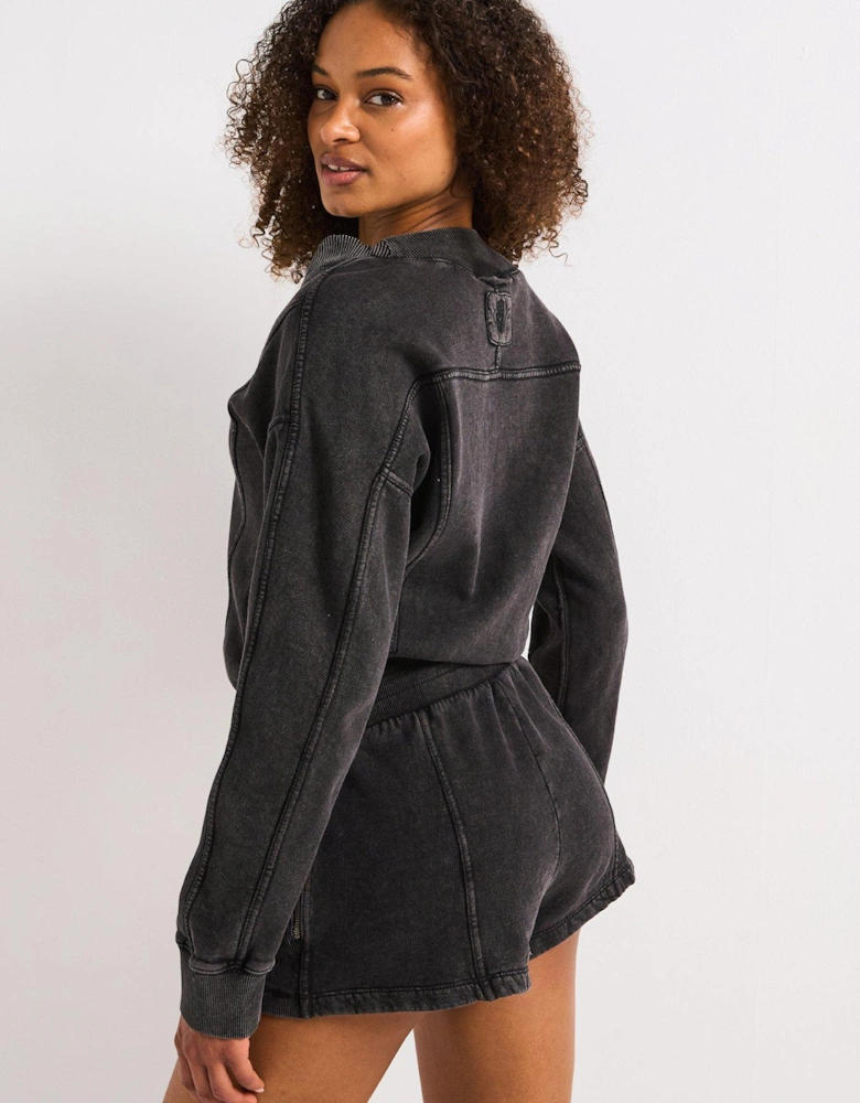Womens Training Intercept Romper - Black