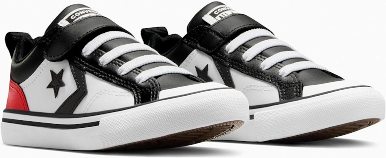 Kids Pro Blaze Strap Leather Ox - Black