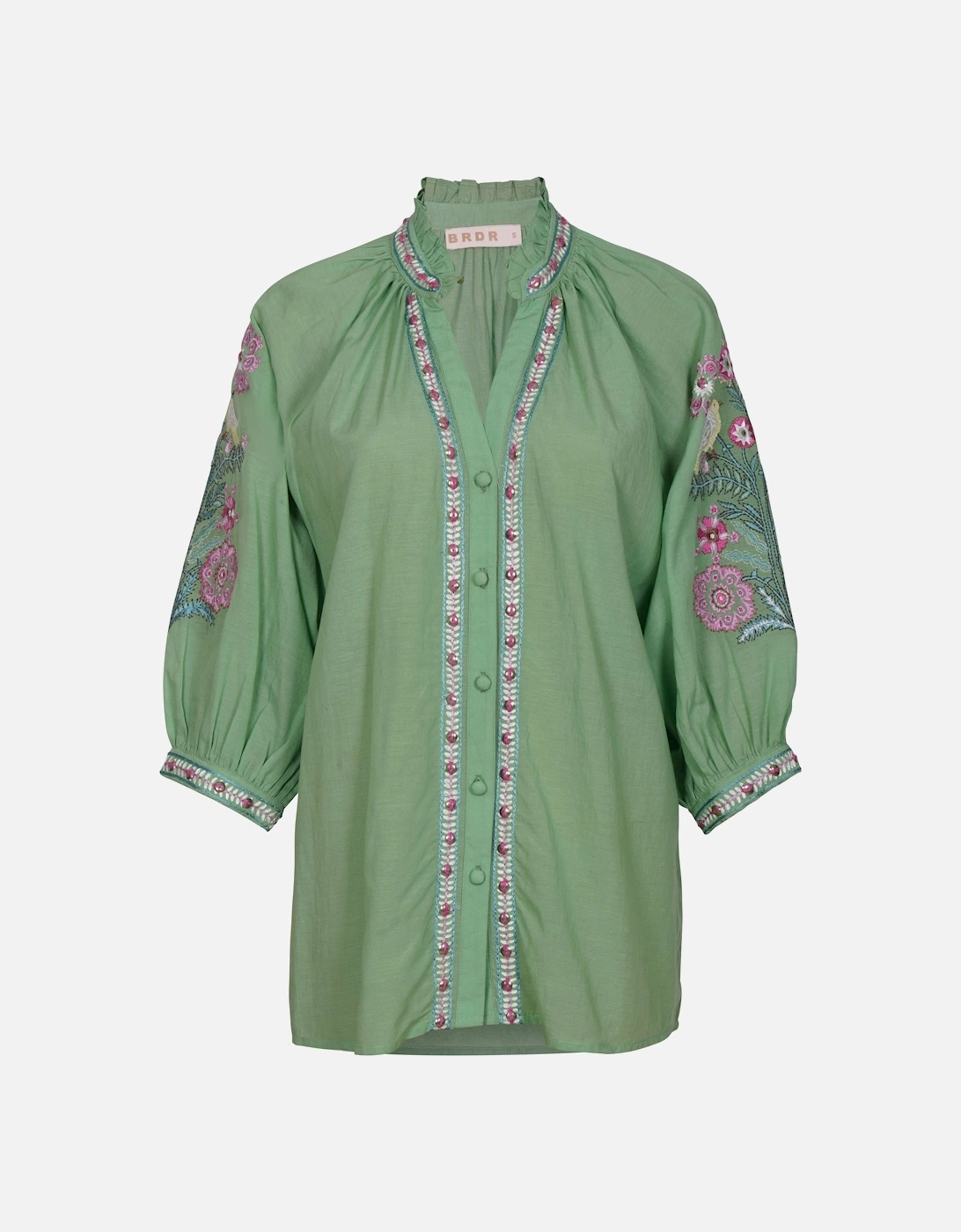 Tiara Blouse - Green Apple, 2 of 1