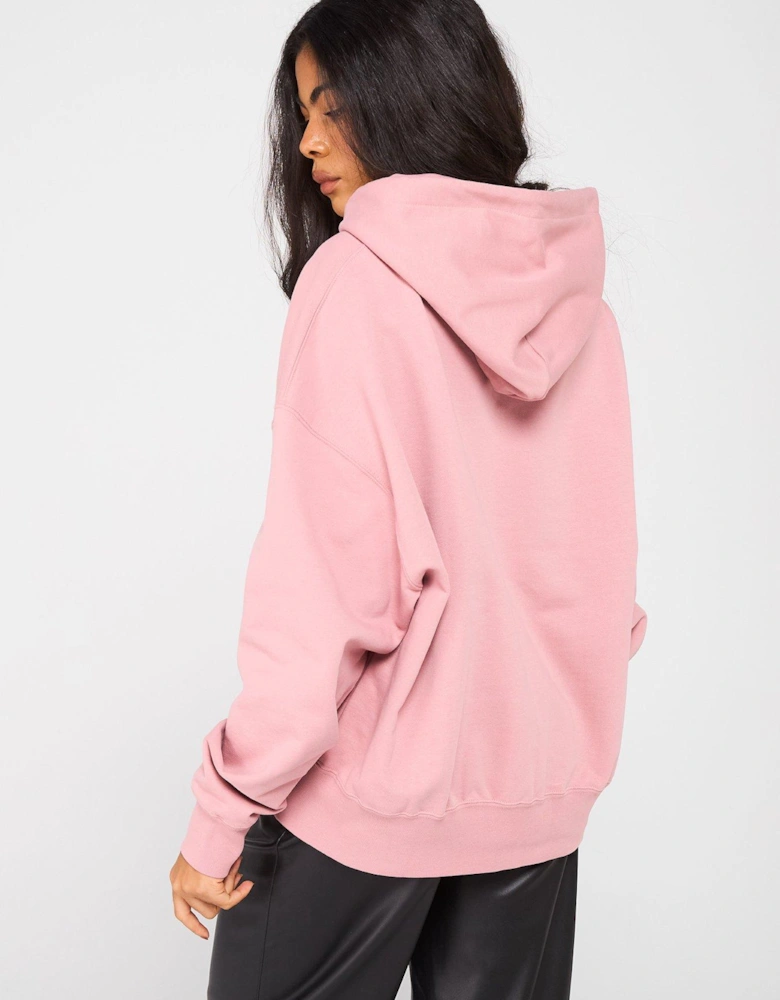 Heart Logo Hoodie - Pink