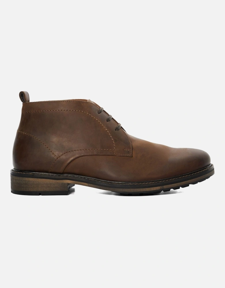 Dune Charleys Leather Men's Brown Boots