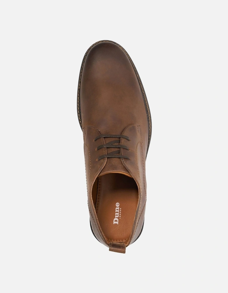 Dune Charleys Leather Men's Brown Boots