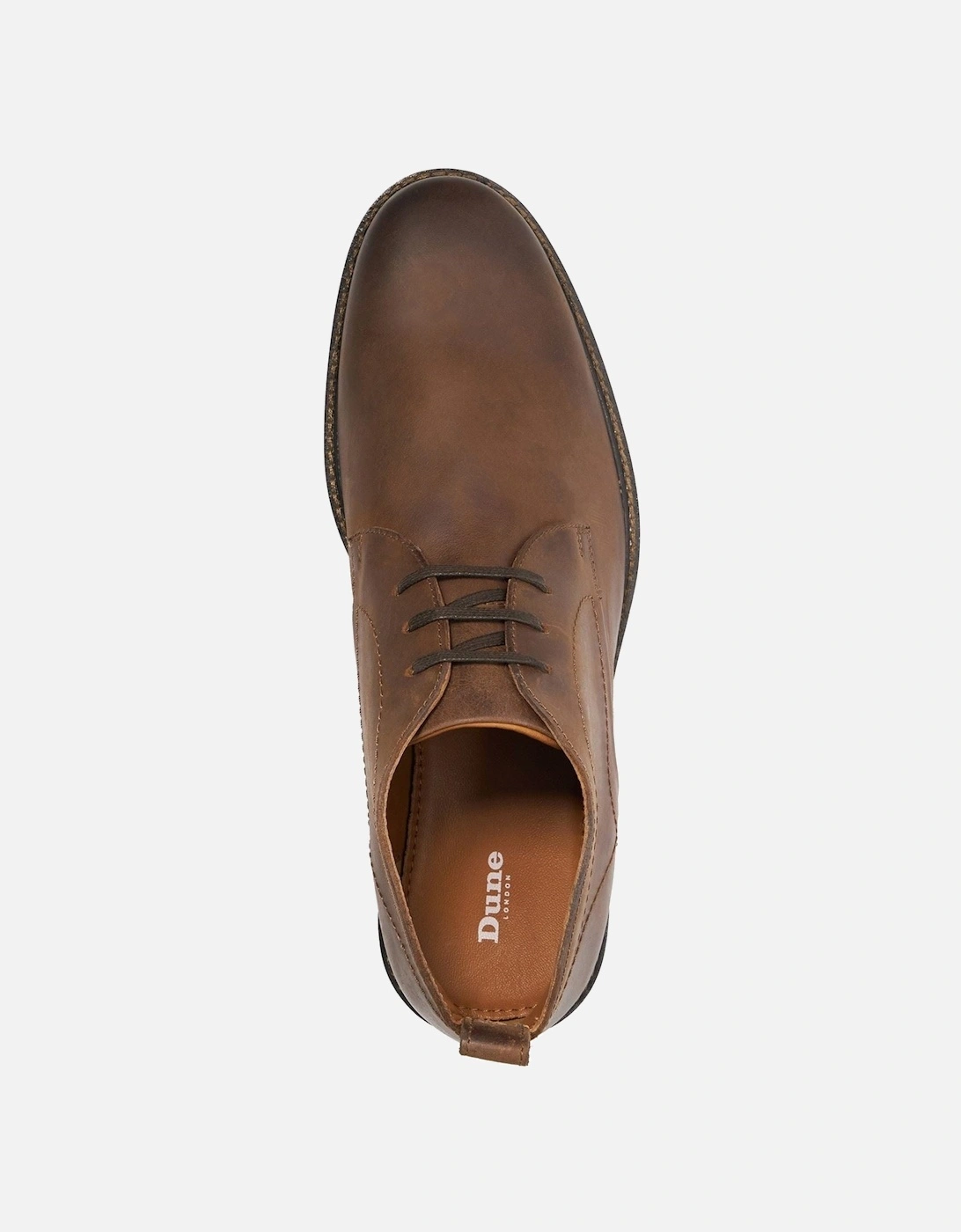 Dune Charleys Leather Men's Brown Boots