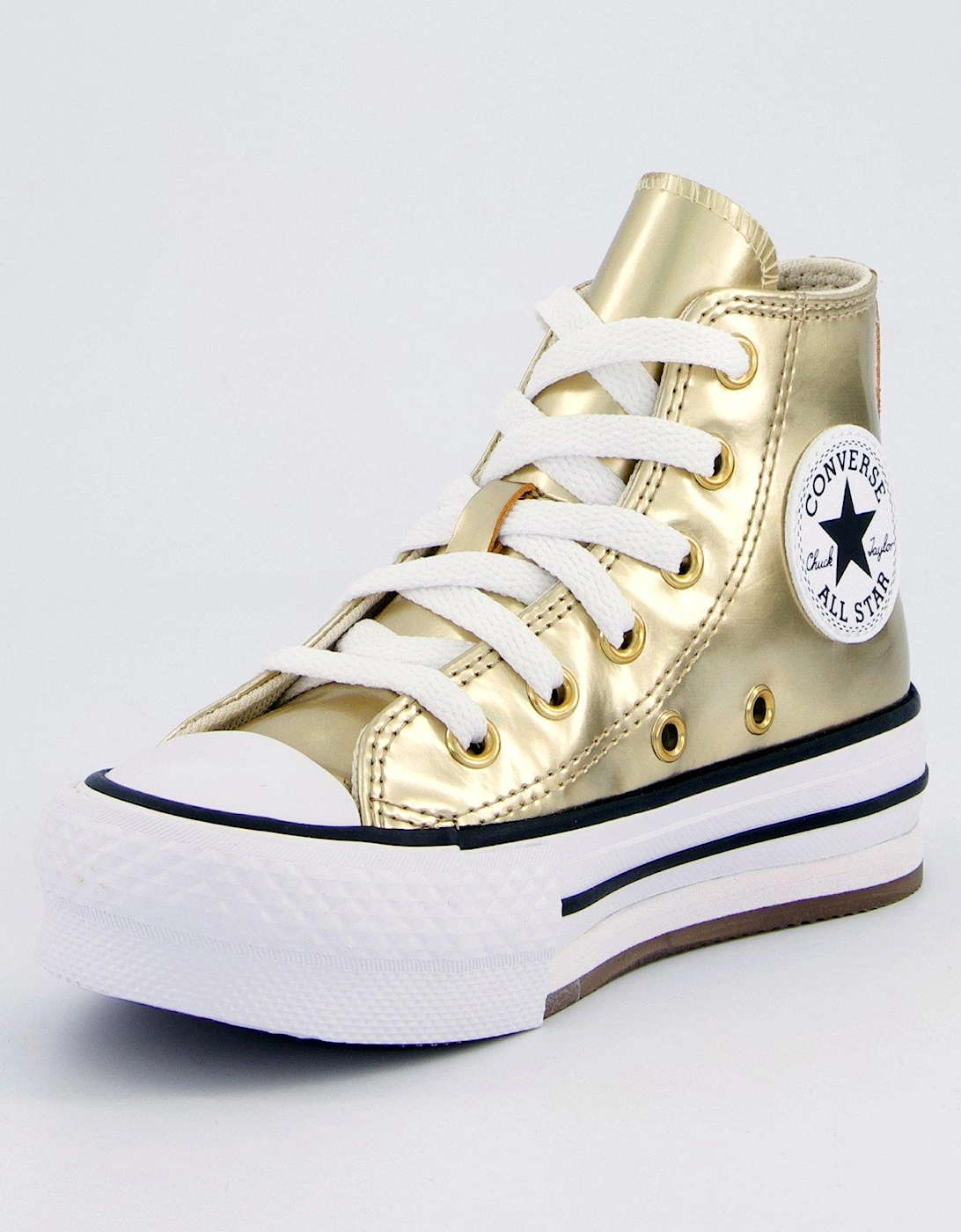 Kids Chuck Taylor All Star Eva Lift Synthetic Hi Tops - Beige