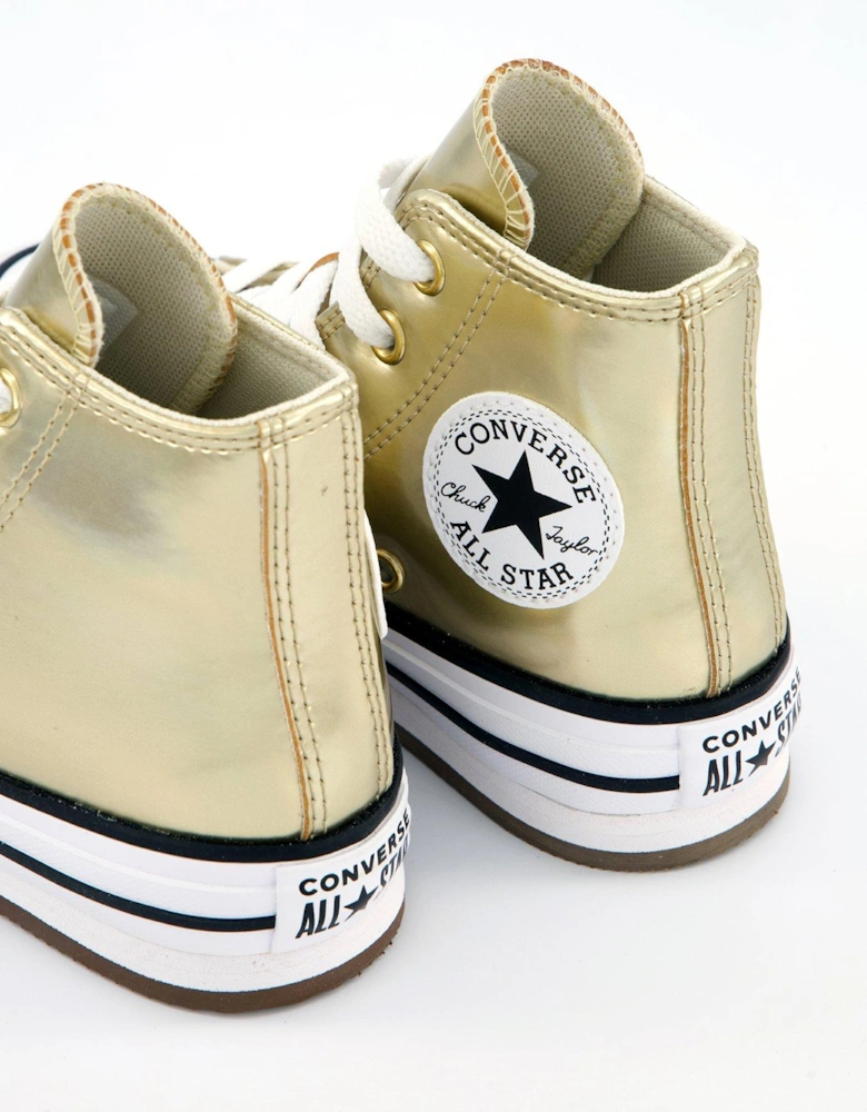 Kids Chuck Taylor All Star Eva Lift Synthetic Hi Tops - Beige