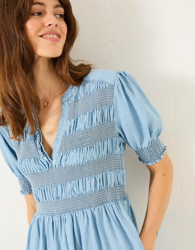Juniper Denim Dress - Blue