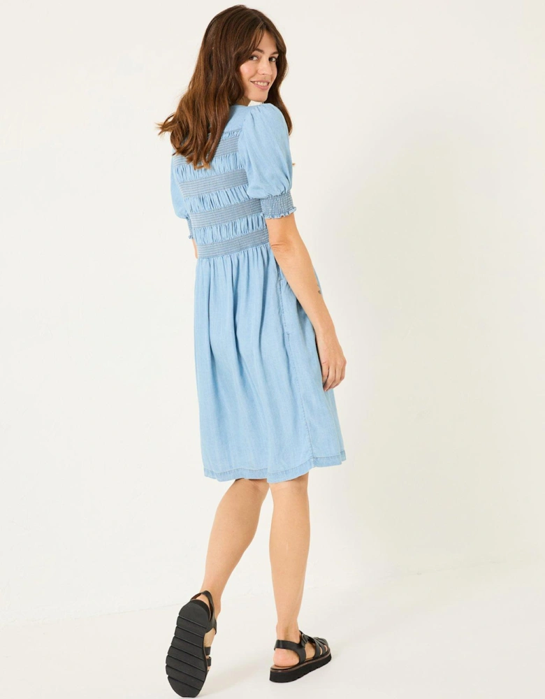 Juniper Denim Dress - Blue