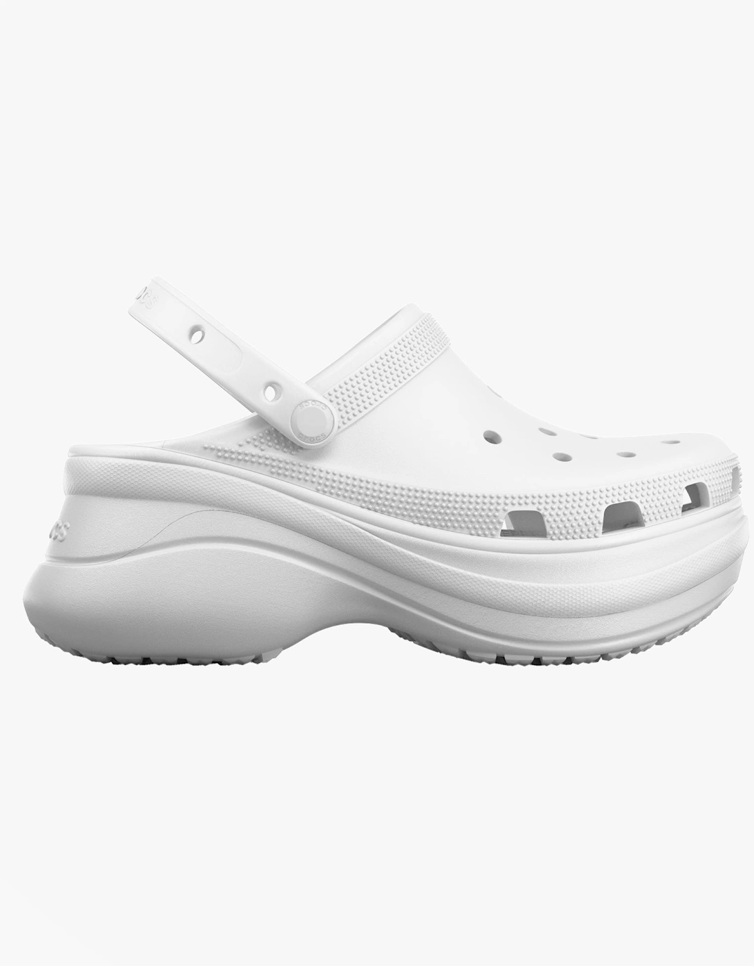 Crocs Women's White 206302-100 Classic Bae Clogs - Size: 7