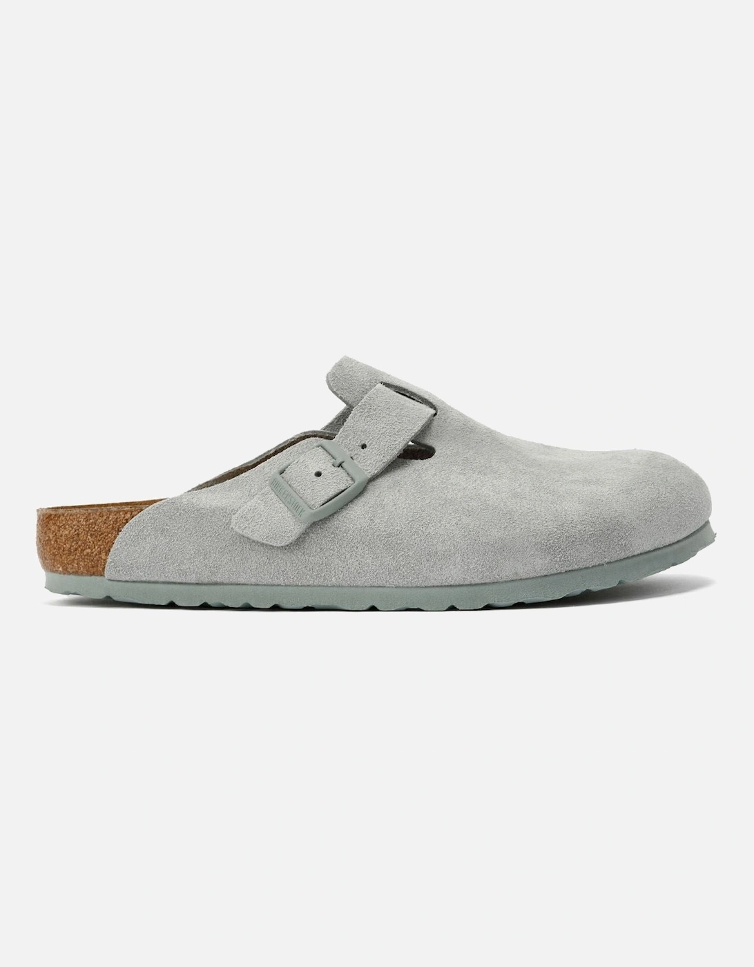 Suede Pure Sage Clogs