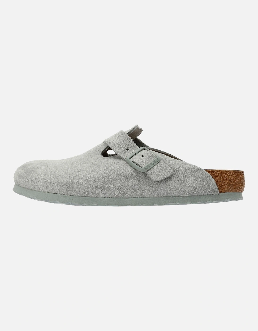 Suede Pure Sage Clogs