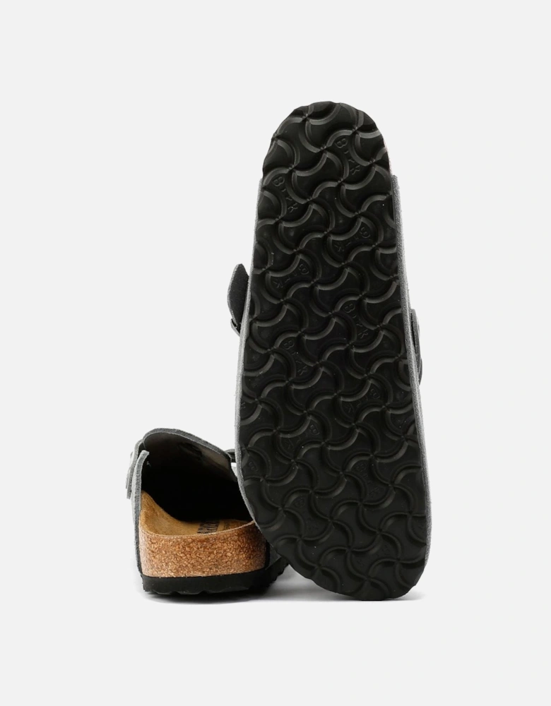 Braided Suede Women's Basalt Grey Narow Fit Clogs