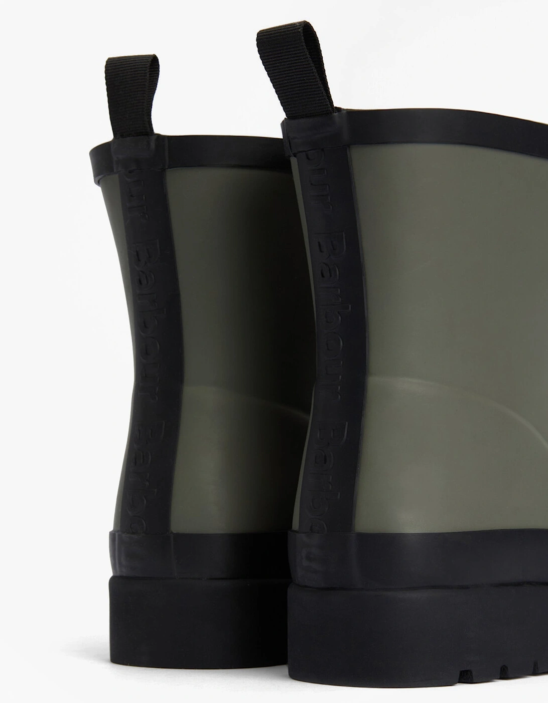 PORTREE Womens Wedge Wellies Dusky Olive/Black