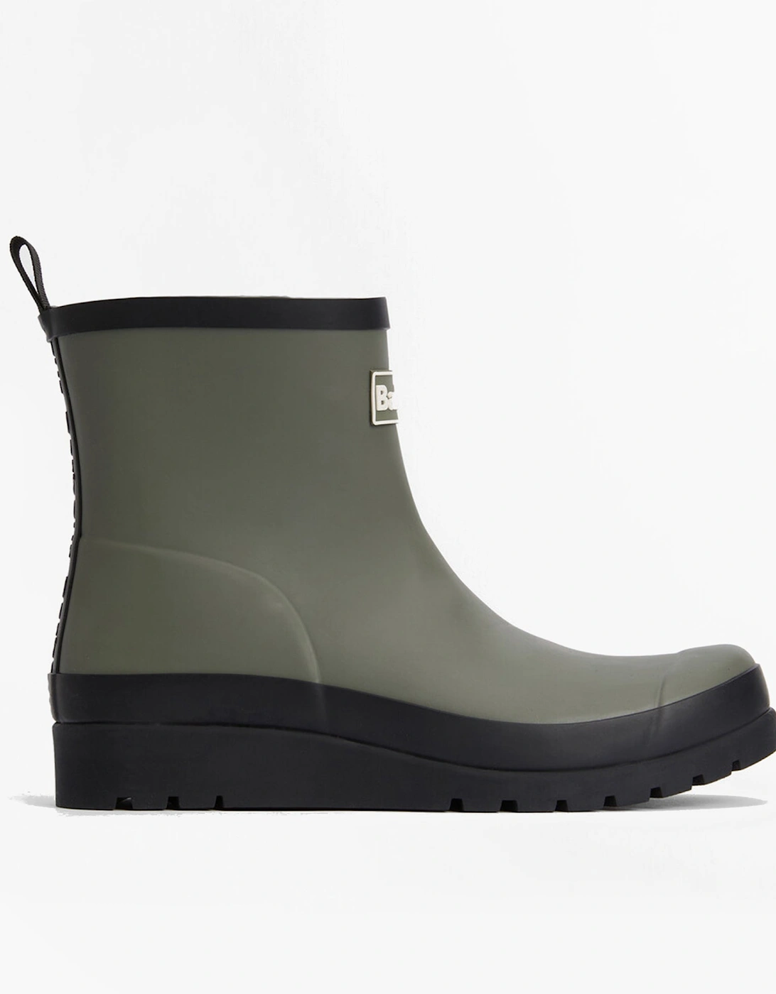 PORTREE Womens Wedge Wellies Dusky Olive/Black, 7 of 6