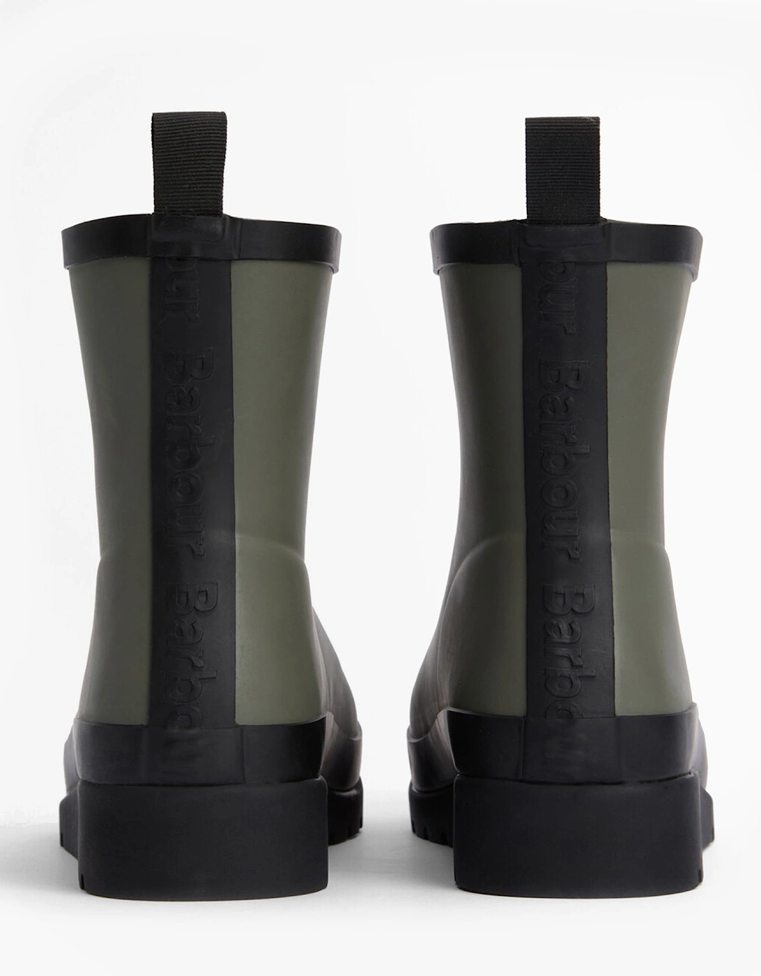 PORTREE Womens Wedge Wellies Dusky Olive/Black
